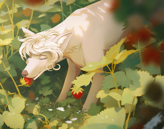 Rendered shading, scenes background