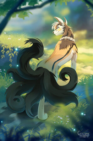 Rendered shading, blurred background (extra foreground props)