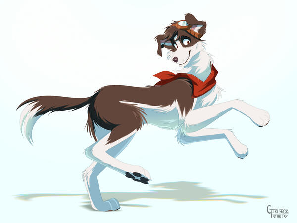 Cell shading, abstract background